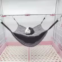 Amaca per furetto per gabbia – Amaca per ratti in peluche a doppio strato, Amaca per porcellini d'India, Amaca per cincillà – Letto per piccoli animali