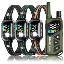 Nuovo Collare di Addestramento per Cani Intelligente AI 3300Ft Dispositivo Anti-abbaio Telecomando Elettrico IPX7 Impermeabile Comportamento di Animali Domestici Vibrazioni Shock