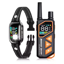 Nuovo Collare di Addestramento per Cani Intelligente AI 3300Ft Dispositivo Anti-abbaio Telecomando Elettrico IPX7 Impermeabile Comportamento di Animali Domestici Vibrazioni Shock