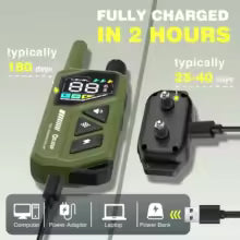 Nuovo Collare di Addestramento per Cani Intelligente AI 3300Ft Dispositivo Anti-abbaio Telecomando Elettrico IPX7 Impermeabile Comportamento di Animali Domestici Vibrazioni Shock