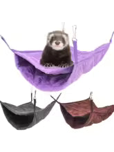 Amaca per furetto per gabbia – Amaca per ratti in peluche a doppio strato, Amaca per porcellini d'India, Amaca per cincillà – Letto per piccoli animali